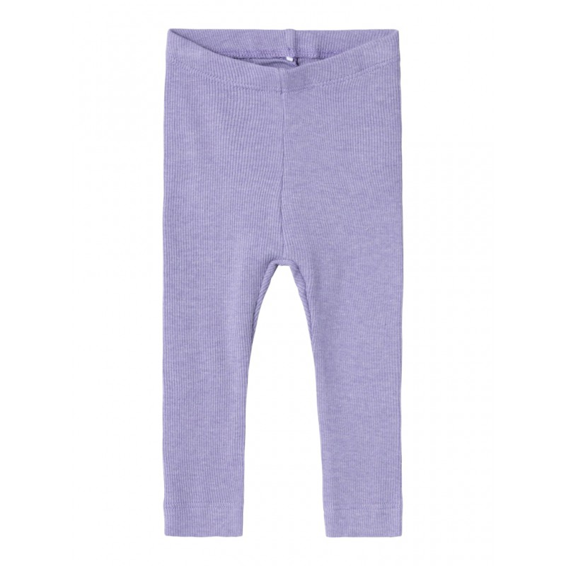 NAME IT Baby Rib Leggings - Heirloom Lilac