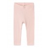 NAME IT Baby Rib Leggings - Sepia Rose