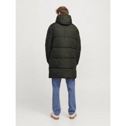 JJ Rebel Logo Lang Puffer Jakke - Rosin