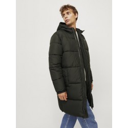 JJ Rebel Logo Lang Puffer Jakke - Rosin