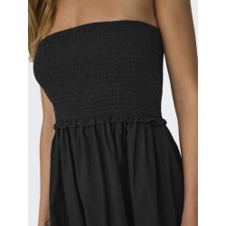 ONLY Claudia Smock Tube Dress - Sort