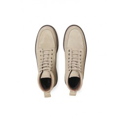 JACK & JONES Toronto Leather Boots - White Pepper