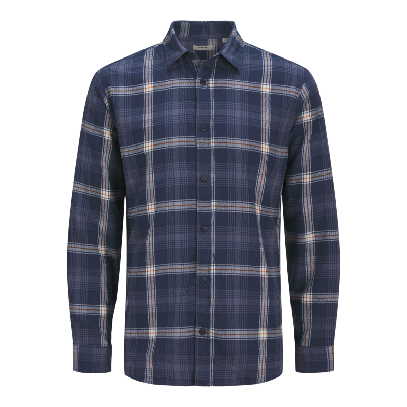 JACK & JONES Jrebchase Check Shirt Langærmet - Sky Captain