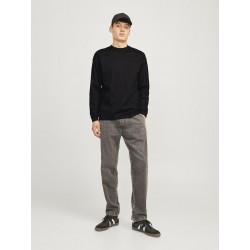 JACK & JONES Urban Rund Hals Bluse - Sort