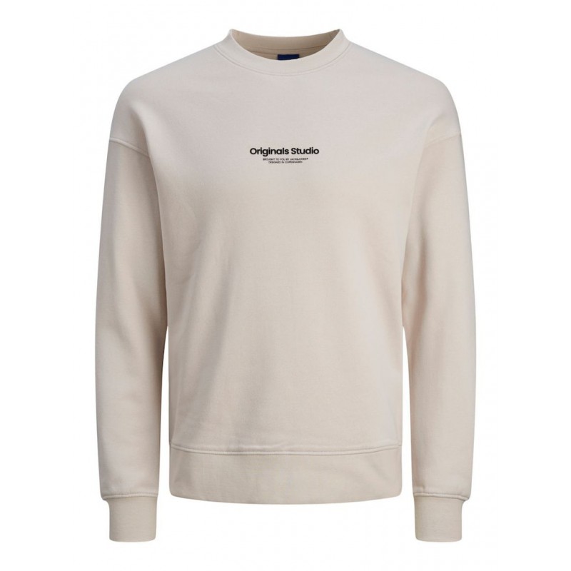 JACK & JONES Vesterbro Crew Hals Sweatshirt - Moonbeam