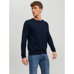 JACK & JONES Emil crew neck pullover - Navy Blazer