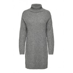 JDY Bigum Strik Kjole - Medium Grey Melange