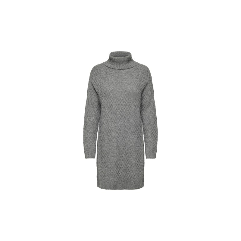 JDY Bigum Strik Kjole - Medium Grey Melange