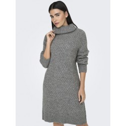 JDY Bigum Strik Kjole - Medium Grey Melange