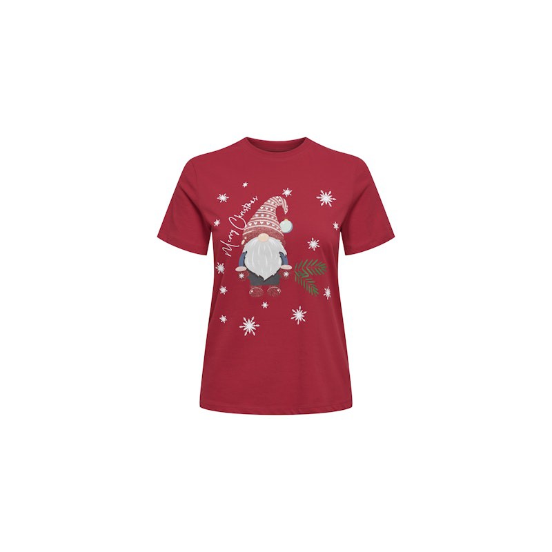 ONLY X-MAS T-shirt - Urban Red