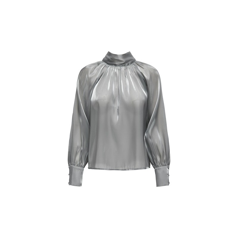 JDY Dani Bow Top - Silver