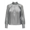 JDY Dani Bow Top - Silver