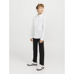 JACK & JONES JUNIOR Jjeaxel Stretch Skjorte Junior - Hvid