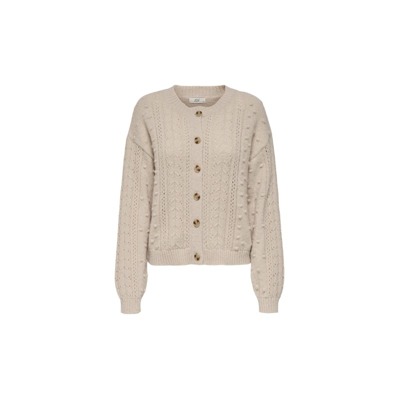 JDY Sigrid Life Kabelstrik Cardigan - Cement