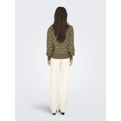 JDY Sigrid Life Puff Strik - Malt Ball