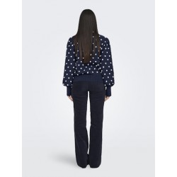 JDY Sigrid Life Puff Strik - Night Sky / Cement