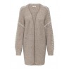 JDY Zoey Life Stitch Strikket Cardigan - Chateau Gray