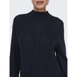 JDY Mandy Kabelstrikket Kjole - Sky Captain