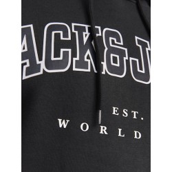 JACK & JONES Jjecaleb Varsity Sweatshirt - Sort