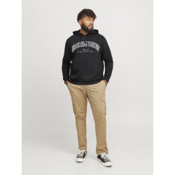 JACK & JONES Jjecaleb Varsity Sweatshirt - Sort