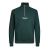 JACK & JONES Vesterbro Sweatshirt Kvart Lynlås - Magical Forest