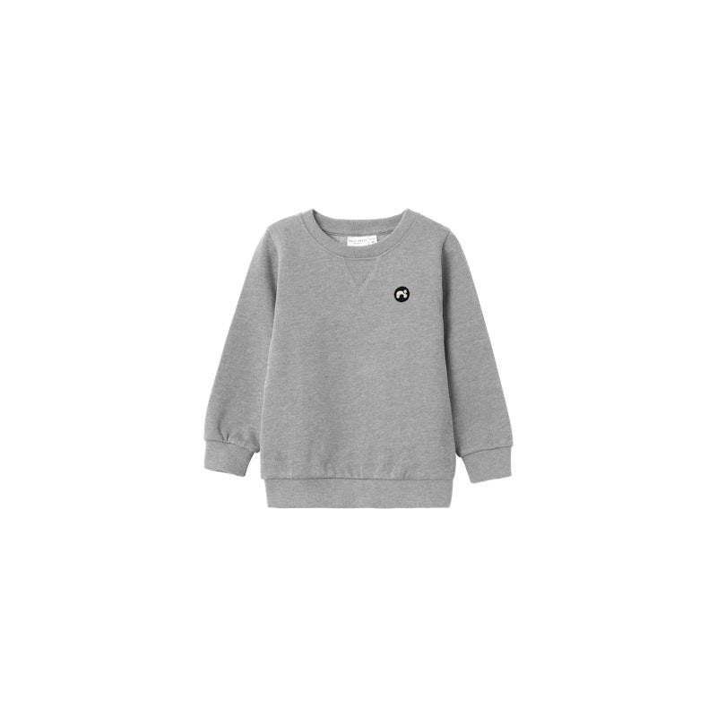 NAME IT Mini Vimo L/S Sweatshirt - Grey Melange