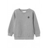 NAME IT Mini Vimo L/S Sweatshirt - Grey Melange