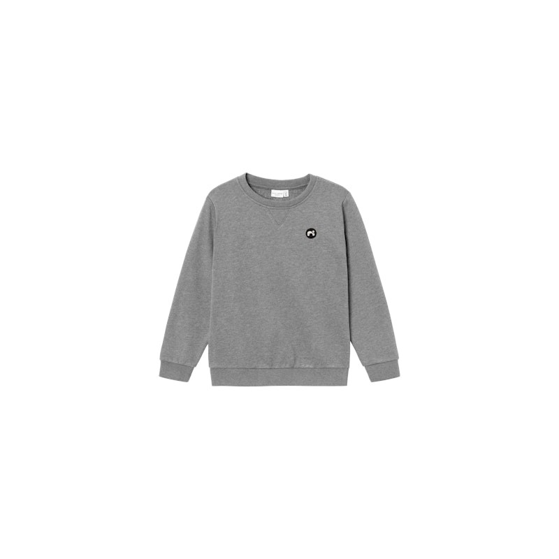 NAME IT Kids Vimo Sweatshirt - Grey Melange