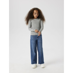 NAME IT Nkfnakal Bluse - Grey Melange