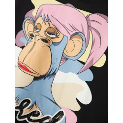 NAME IT Nkfdisa Bored Ape Sweatshirt - Sort NAME IT Nkfdisa Bored Ape Sweatshirt - Sort
