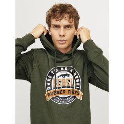 JJ Rebel Casper Hoodie - Kombu Green