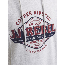 JJ Rebel Casper Hoodie - White Melange