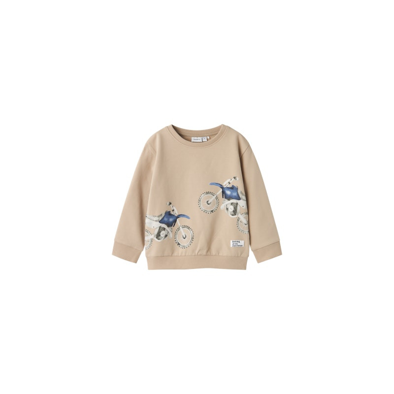 NAME IT MINI Teodor Sweatshirt - Pure Cashmere