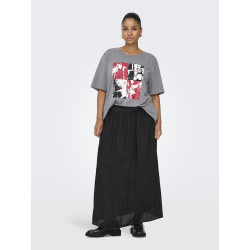 ONLY CARMAKOMA Jimina Life T-shirt - Magnet ONLY CARMAKOMA Jimina Life T-shirt - Magnet
