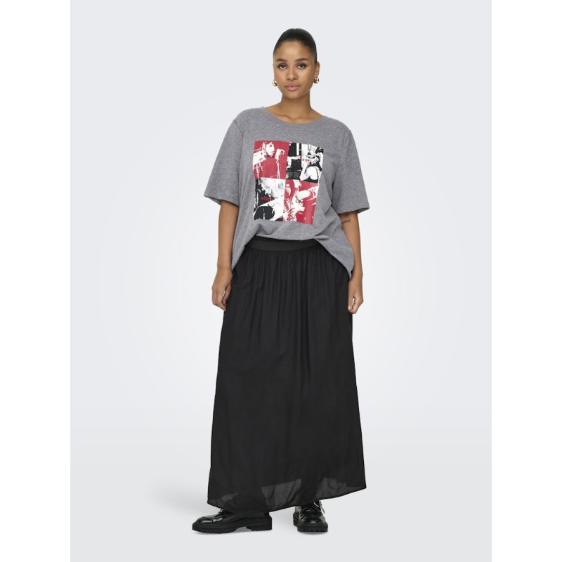ONLY CARMAKOMA Jimina Life T-shirt - Magnet ONLY CARMAKOMA Jimina Life T-shirt - Magnet