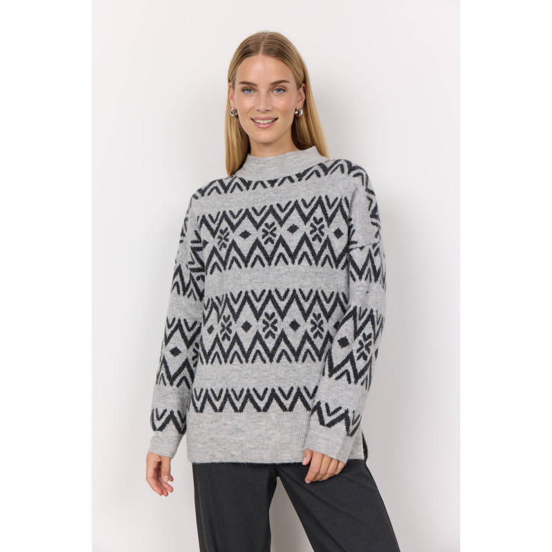 SOYA CONCEPT Nessie Strik Sweater - Grå