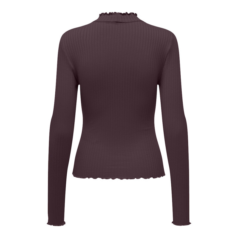 JDY Fransiska L/S Højhalset Basis Top - Winetasting