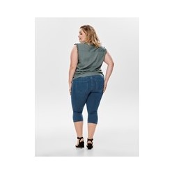 Køb Only Carmakoma Capri Stretch Denim| Stort udvalg i Only Carmakoma