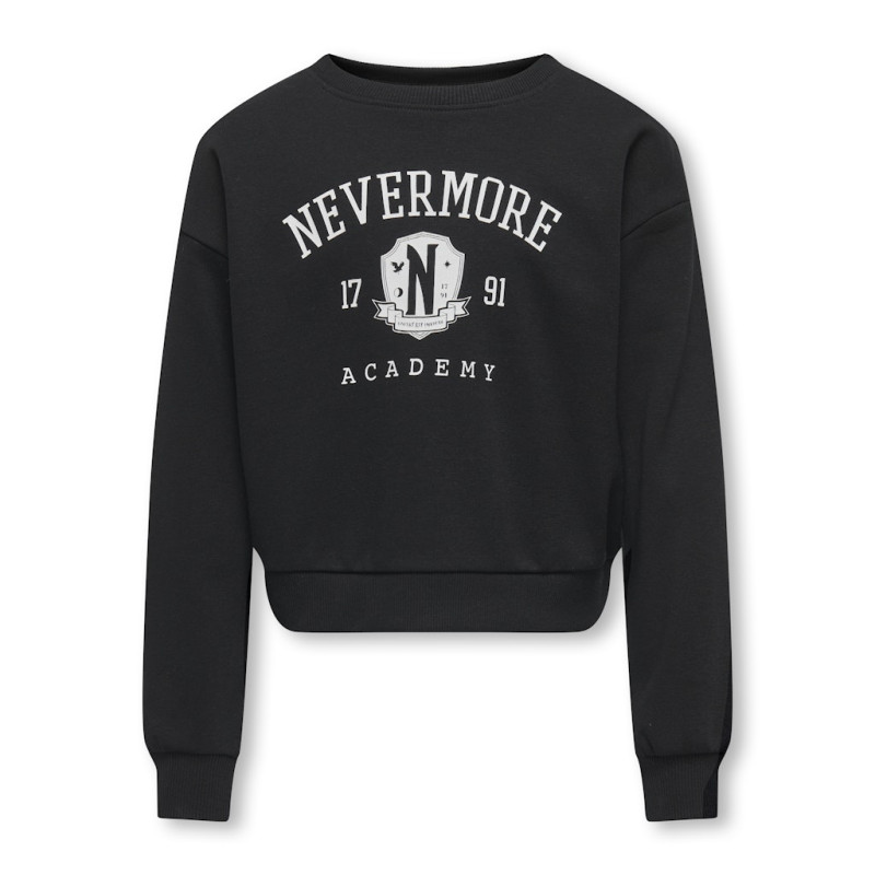 KIDS ONLY Nevermore Life Sweatshirt - Sort