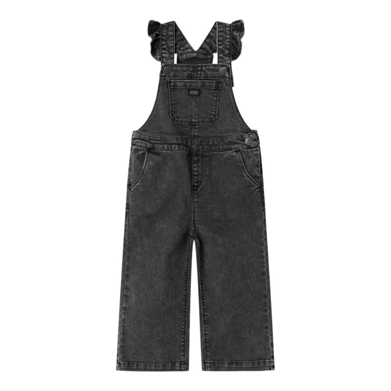 NAME IT MINI Denim Overalls - Dark Grey Denim