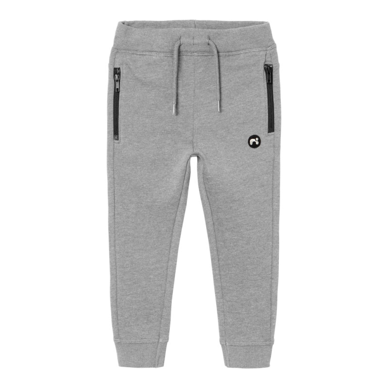 NAME IT Mini Vimo Sweatpants - Grey Melange