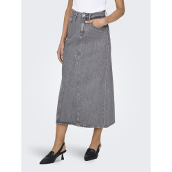 ONLY Olivia Denim Nederdel - Grey Denim