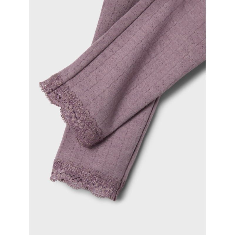 NAME IT Baby Timian Leggings - Elderberry