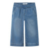 NAME IT Mini Bella Brede Jeans - Medium Blue Denim