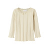 NAME IT Mini Freda L/S Slim Bluse - Summer Sand