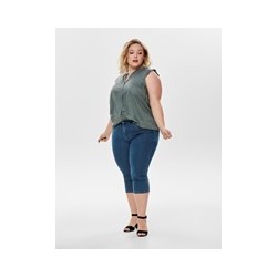 Køb Only Carmakoma Capri Stretch Denim| Stort udvalg i Only Carmakoma