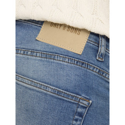 ONLY & SONS Weft Regular Denim Bukser - Light Medium Blue Denim