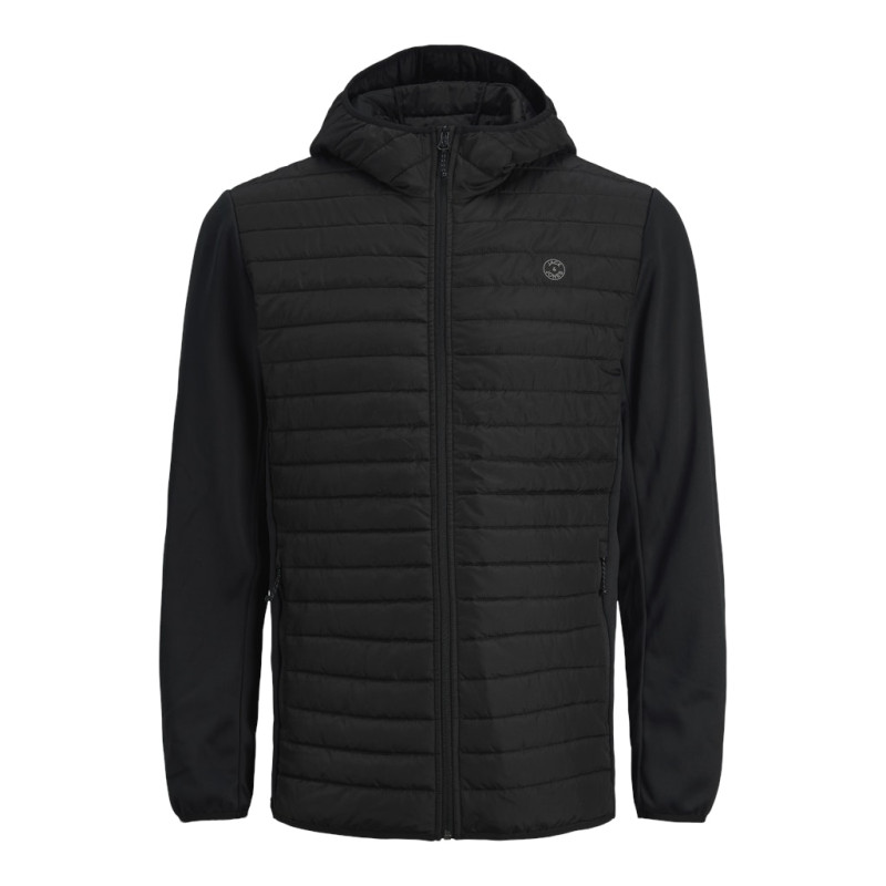 JACK & JONES Multi Quilted Jakke - Sort