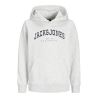 JACK & JONES JUNIOR Caleb Varsity Sweatshirt Junior - White Melange