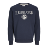 JJ Rebel Bandrew Sweatshirt - Sky Captain